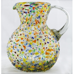 Blown Glass Pitcher